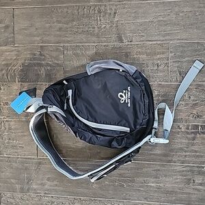 New Waterfly Black and Gray Crossbody Slingbag